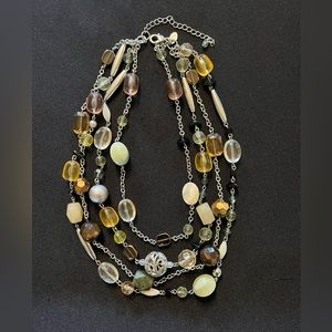 17” beaded necklace